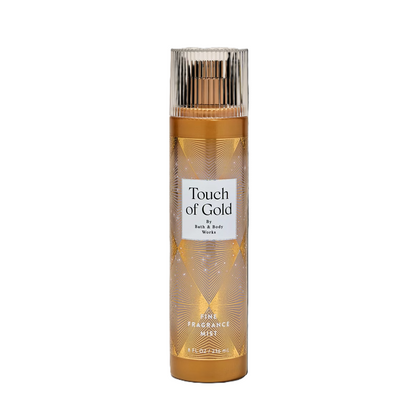 Bath & Body Works Touch of Gold Fine Fragrance Mist 236ml - معطر الجسم من باث اند بودي برائحة العنبر والفانيليا