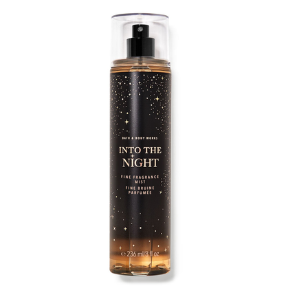 Bath & Body Works Into The Night Fine Fragrance Mist 236ml - معطر الجسم من باث اند بودي برائحة الياسمين الليلي