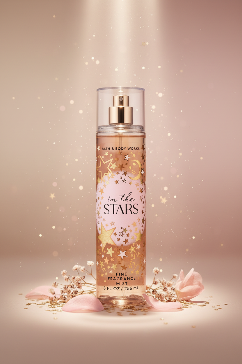 Bath & Body Works In The Stars Fine Fragrance Mist 236ml - معطر الجسم من باث اند بودي برائحة المسك والخشب