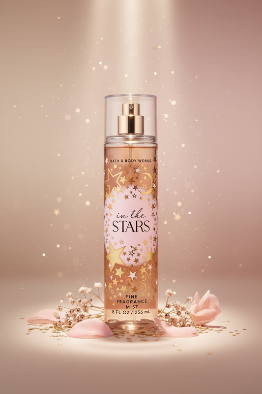 Bath & Body Works In The Stars Fine Fragrance Mist 236ml - معطر الجسم من باث اند بودي برائحة المسك والخشب