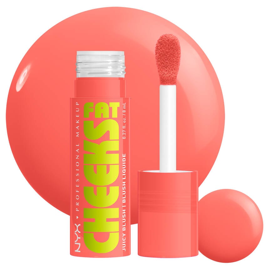 Nyx Fat Cheeks Juicy Blush, Liquid Blush - أحمر خدود سائل من نيكس