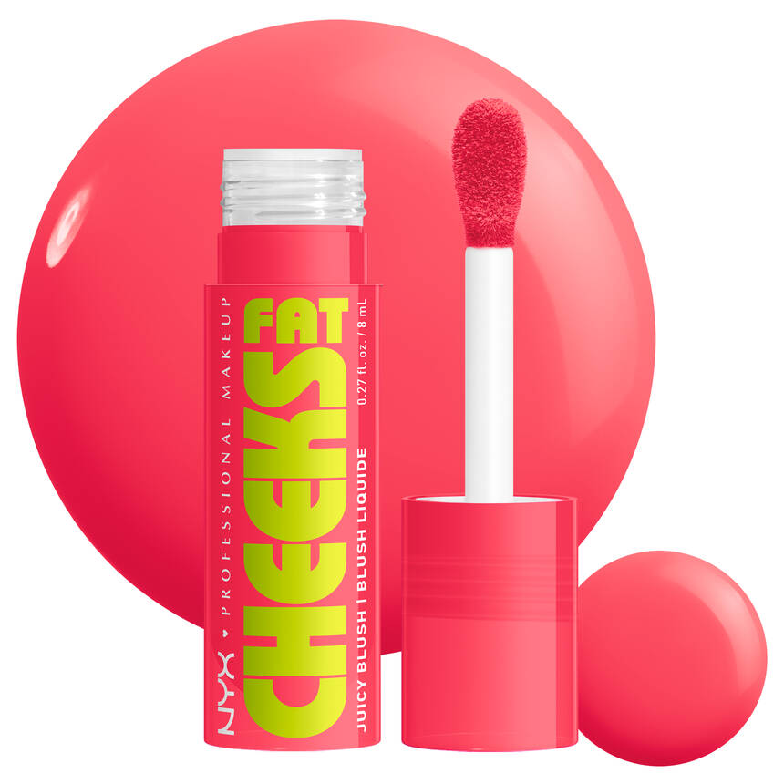 Nyx Fat Cheeks Juicy Blush, Liquid Blush - أحمر خدود سائل من نيكس