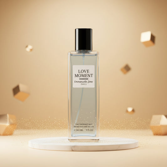 EJ - Love Moment (Fine Fragrance Mist) 265ml [نسائي] - معطر رويال بنكهة الزهور والفراولة والمسك
