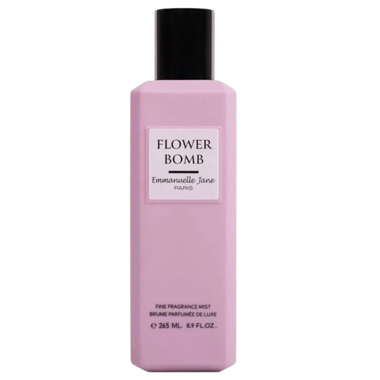 EJ - Flower Bomb (Fine Fragrance Mist) 265ml [نسائي] - معطر رويال بنكهة الياسمين والورد والمسك