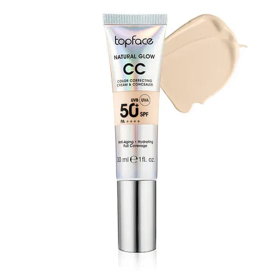 Topface Natural Glow CC Cream & Concealer - كريم مصحح وخافي للعيوب (كونسيلر)