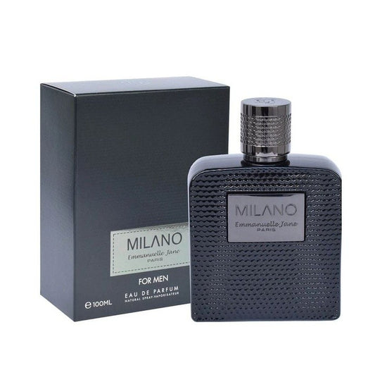 Emmanuelle Jane - Milano For Men (Eau De Parfum) 100ml [رجالي] - عطر إيمانويل جين بنكهة البرغموت والجلد والأخشاب