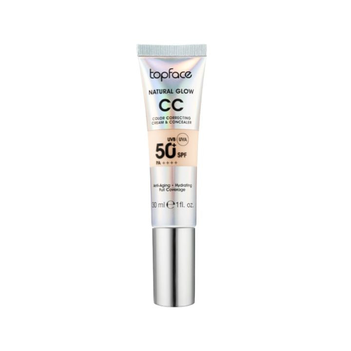 Topface Natural Glow CC Cream & Concealer - كريم مصحح وخافي للعيوب (كونسيلر)