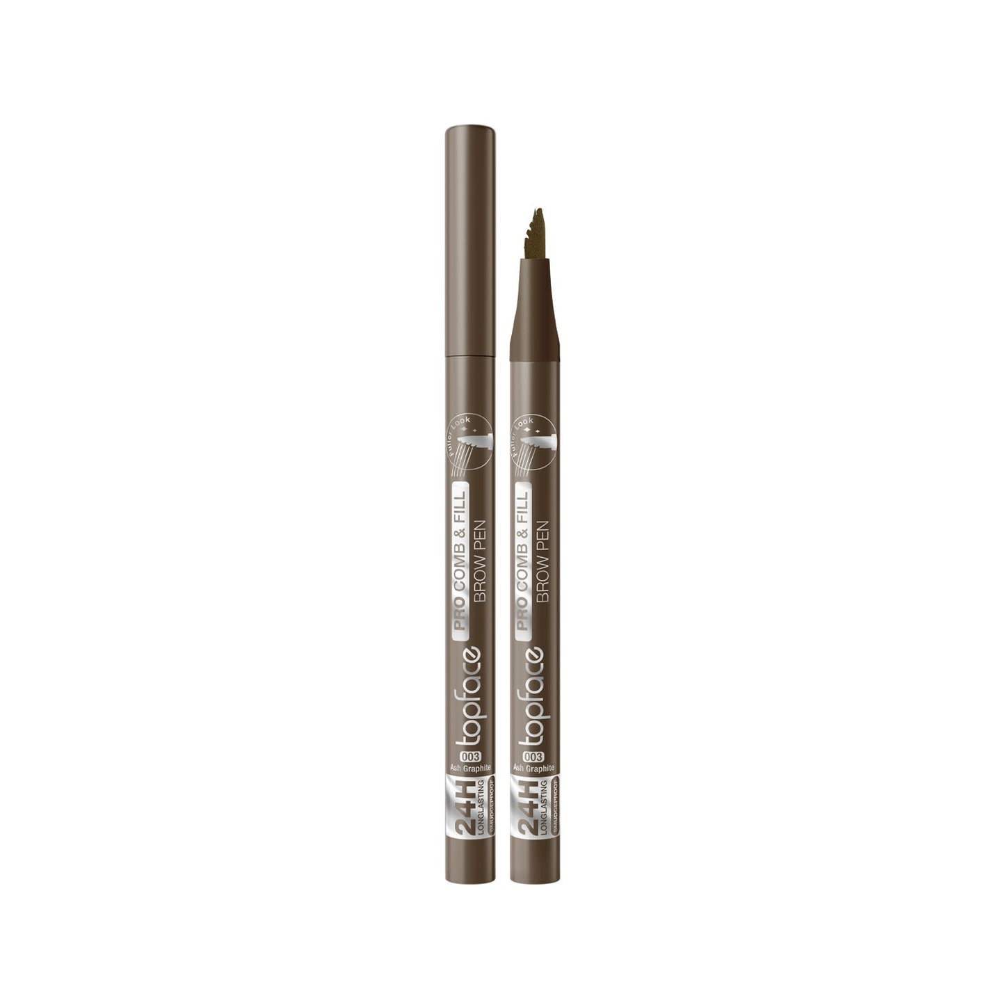 Topface Pro Comb & Fill Brow Pen - قلم حواجب كومب آند فيل
