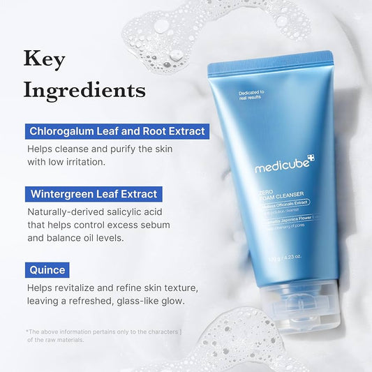 Medicube zero foam cleanser 120g - غسول ميدكيوب الرغوي منظف
