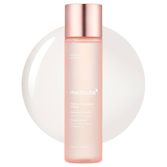 Medicube Triple Collagen Toner Hydrolyzed 140ml - تونر معالج للبشرة من ميديكيوب