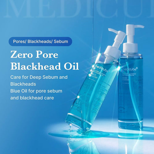 Medicube zero pore blackhead deep cleansing oil 205ml - غسول ميدكيوب الزيتي لتنظيف المسامات