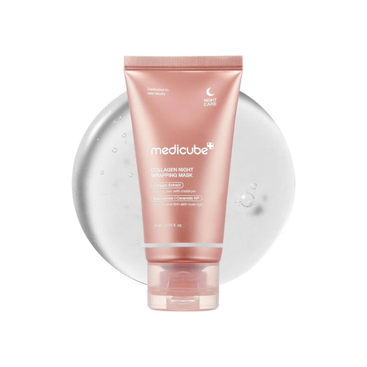 medicube Collagen Overnight Wrapping Peel Off Facial Mask 75ml - قناع الوجه المقشر بالكولاجين من ميديكيوب