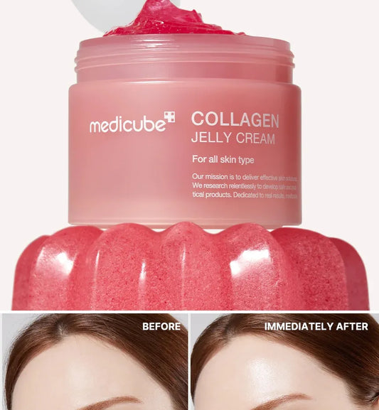 MEDICUBE Collagen Jelly Cream 110ml
ميدكيوب كريم البشرة المضاد للتجاعيد