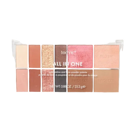 Technic All In One Eyeshadow and Face Powder Palette - باليت ظلال عيون وبودرة وجه