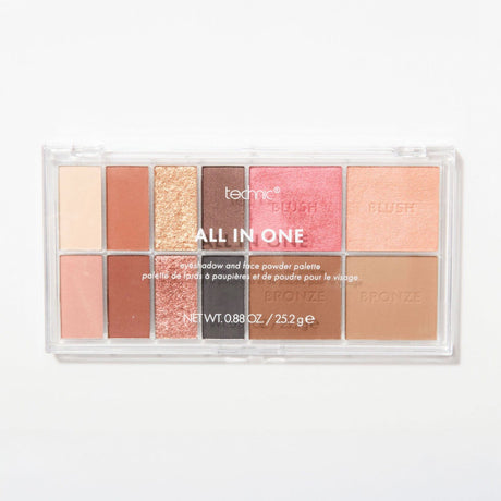 Technic All In One Eyeshadow and Face Powder Palette - باليت ظلال عيون وبودرة وجه