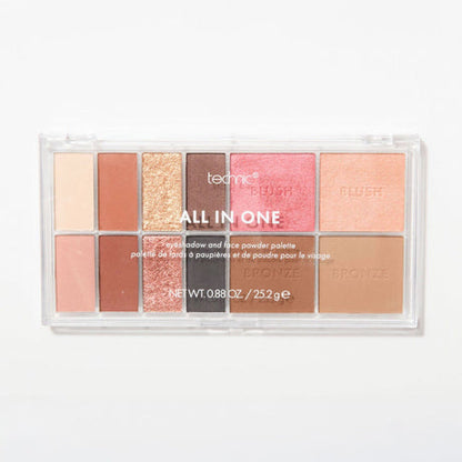 Technic All In One Eyeshadow and Face Powder Palette - باليت ظلال عيون وبودرة وجه