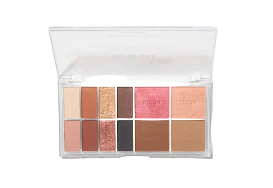 Technic All In One Eyeshadow and Face Powder Palette - باليت ظلال عيون وبودرة وجه