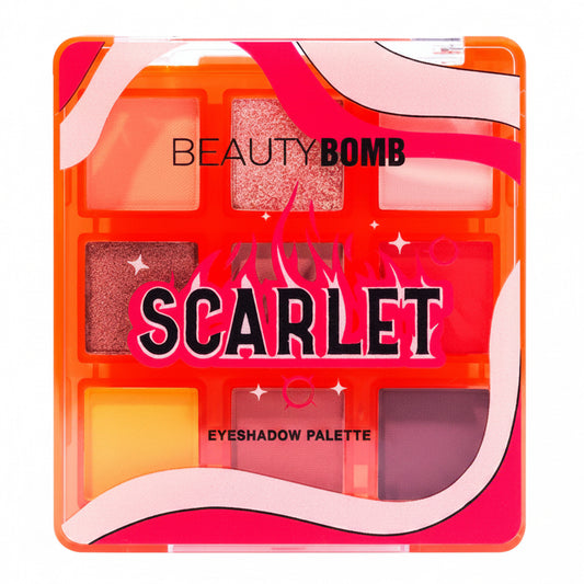 Beauty Bomb Scarlet Eyeshadow Palette - باليت ظلال عيون سكارليت
