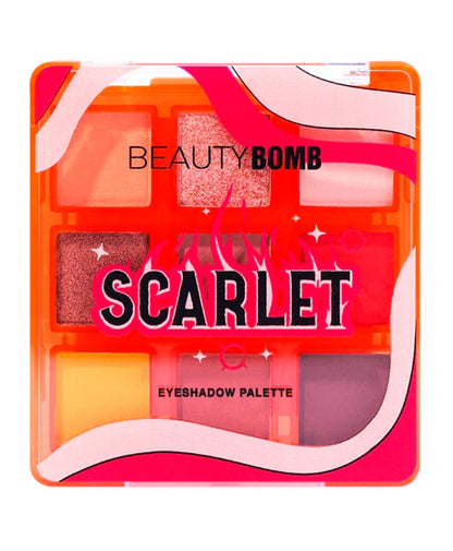 Beauty Bomb Scarlet Eyeshadow Palette - باليت ظلال عيون سكارليت