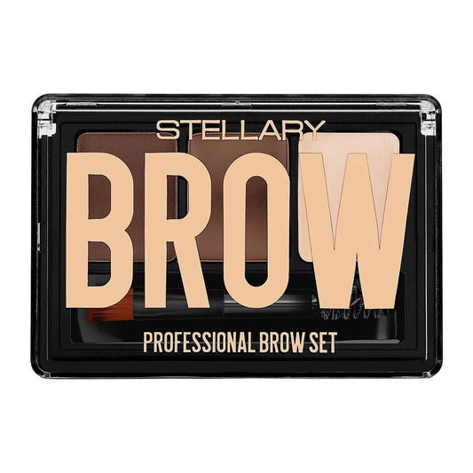 Stellary Professional Brow Set - مجموعة ظلال الحواجب الأحترافية