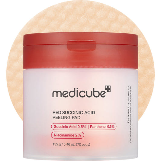 Medicube Red Succinic Acid Peeling Pad - وسادات تقشير