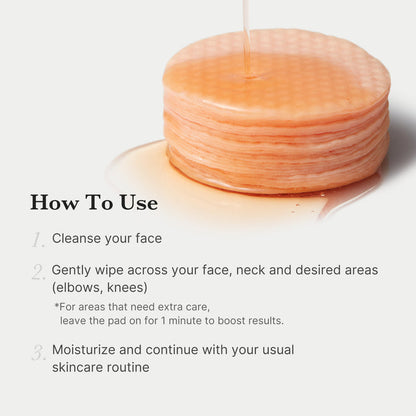 Medicube Red Succinic Acid Peeling Pad - وسادات تقشير