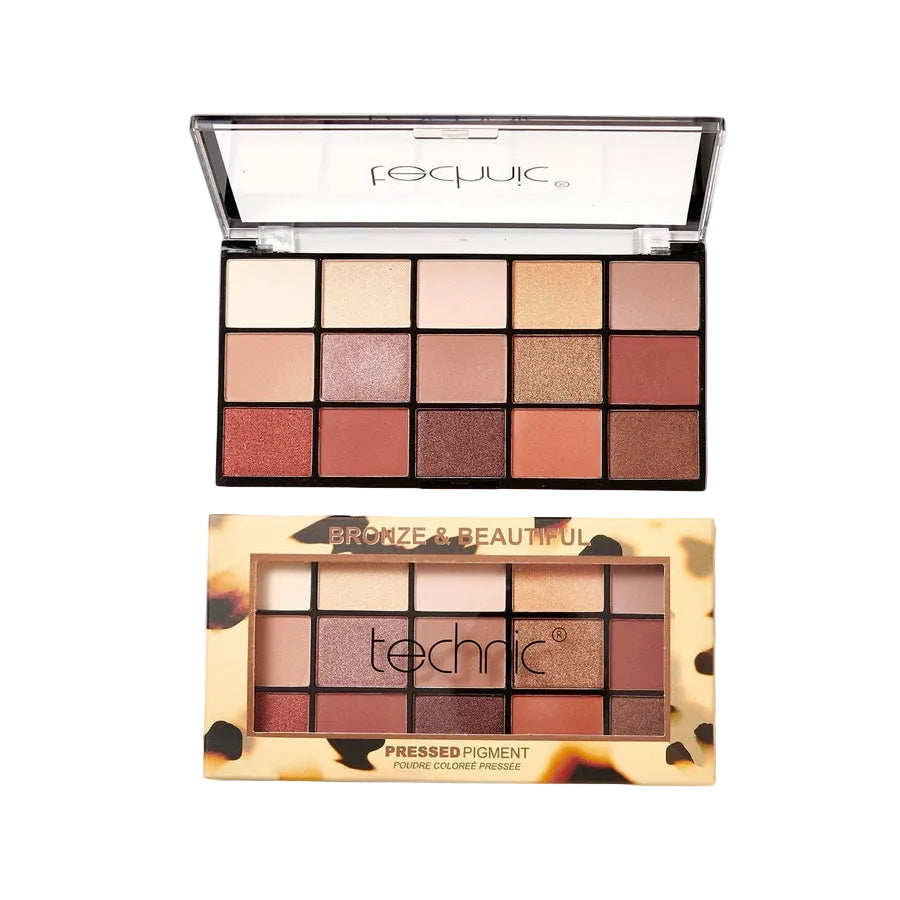 Technic 15 Color Pressed Pigment Palette - باليت ظلال عيون مضغوط