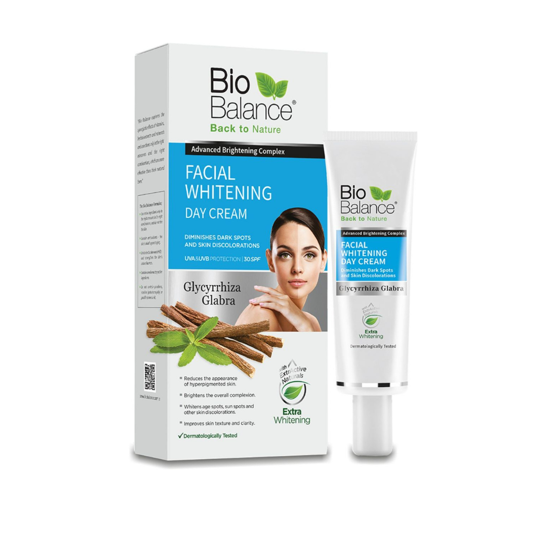 Bio Balance Facial Whitening Cream SPF 30 (Glycyrrhiza Glabra) - كريم لتفتيح البشرة