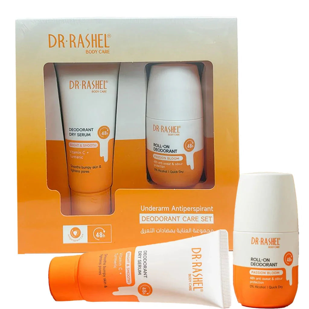 Dr.Rashel Bright & Smooth Underarm Set - Vitamin C & Turmeric⁠ - مجموعة دكتور راشيل للتفتيح والنظارة