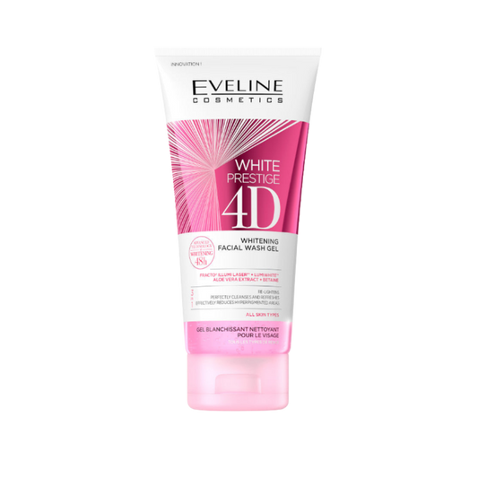 Eveline White Prestige 4D Whitening Facial Wash Gel⁠ - جل غسول الوجة للتفتيح