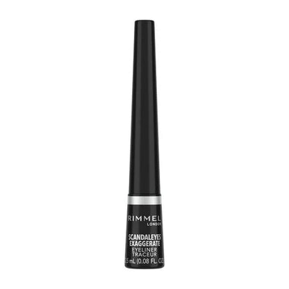 Rimmel London Glam'Eyes Scandaleyes Exaggerate Liquid Eyeliner -محدد العيون سائل سواد فاحم