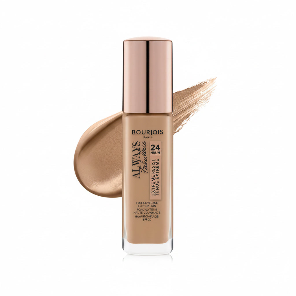 Bourjois full coverage foundation 24h - كريم أساس بتغطية كاملة من برجوا يدوم 24 ساعة