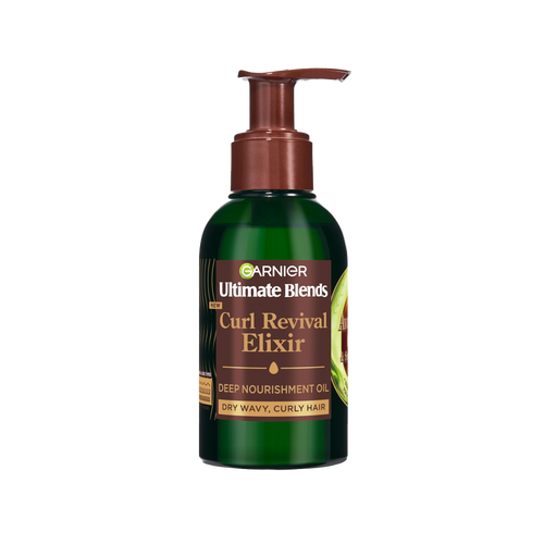 Garnier Botanic Therapy Pure Avocado Oil & Shea Butter Leave-In / Oil Elixir -سيروم الافوكادو للشعر الجاف والمجعد