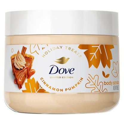 Dove Cinnamon Pumpkin Pie Body Scrub - مقشر الجسم برائحة فطيرة القرع والقرفة