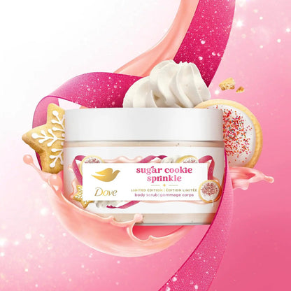 Dove Sugar Cookie Sprinkle Body Scrub - مقشر الجسم برائحة بسكويت السكر