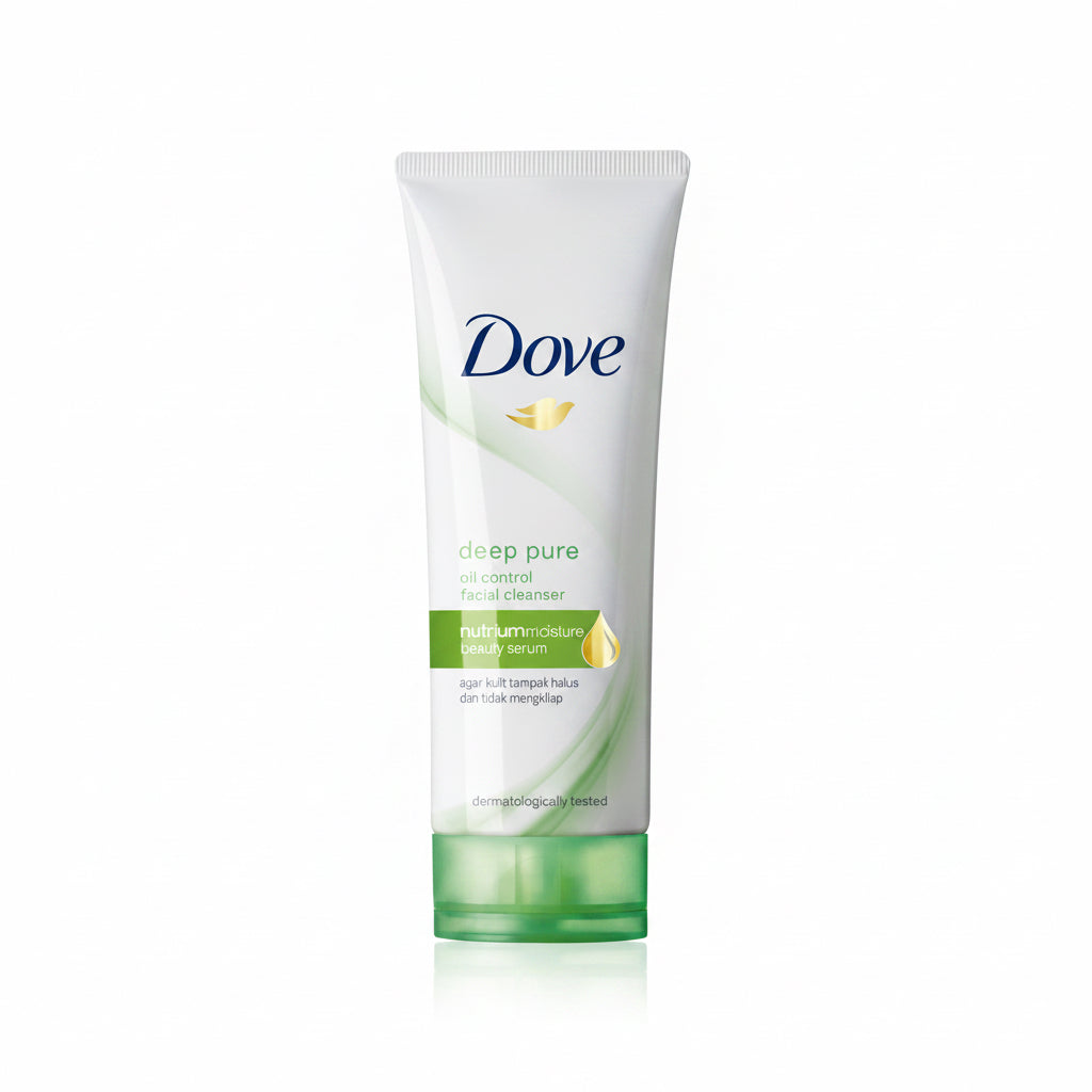 Dove Deep Pure Oil Control Facial Cleanser - غسول الوجه للتحكم بالزيوت