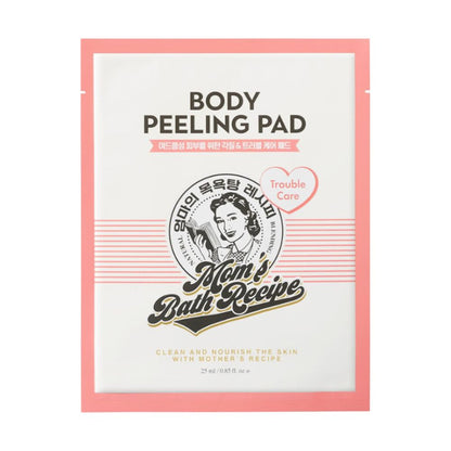 Mom's Bath Recipe Body Peeling Pad (Trouble Care) - وسادات تقشير لمعالجة حبوب ومشاكل الجسم