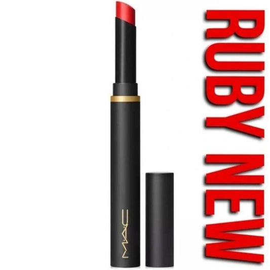 Mac powder kiss velvet lipstick - حمرة ماك ستيك