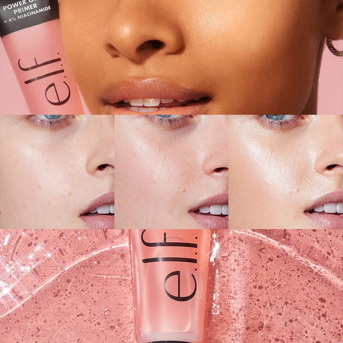 e.l.f power grip primer +4 niacinamide - برايمر البشرة مرطب بنياسانميد