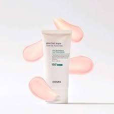 Cosrx Aloe 54.2 Aqua tone-up sunscreen-واقي شمس كوزركس خفيف