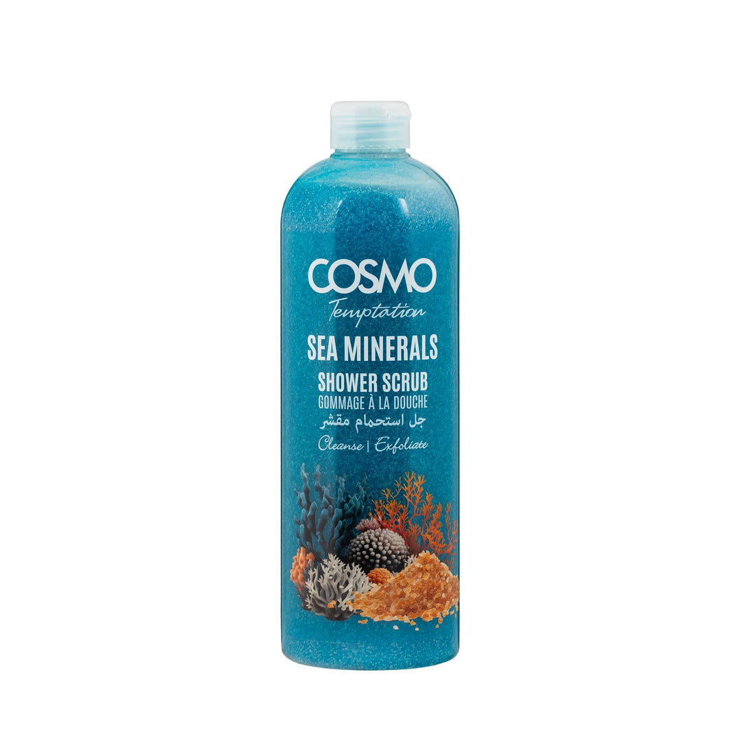Cosmo Temptation Sea Minerals Shower Scrub - مقشر الاستحمام بالمعادن البحرية من كوزمو تمبتيشن