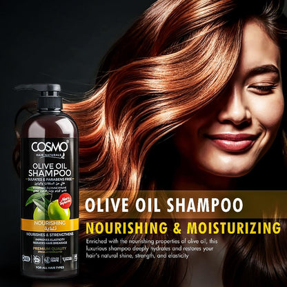 Cosmo Nourishing Olive Oil Shampoo -  شامبو زيت الزيتون المغذي
