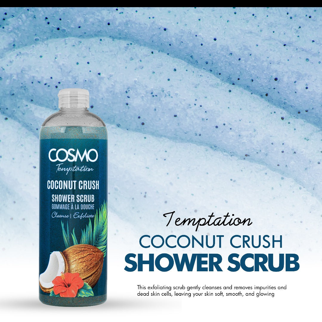 Cosmo Temptation Coconut Crush Shower Scrub - مقشر الاستحمام كوزمو تمبتيشن كوكونت كراش