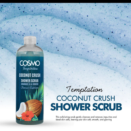 Cosmo Temptation Coconut Crush Shower Scrub - مقشر الاستحمام كوزمو تمبتيشن كوكونت كراش