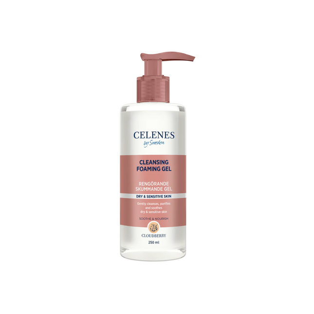 CELENES cleansing foaming gel - غسول جل للوجه للبشرة الجافة والحساسة